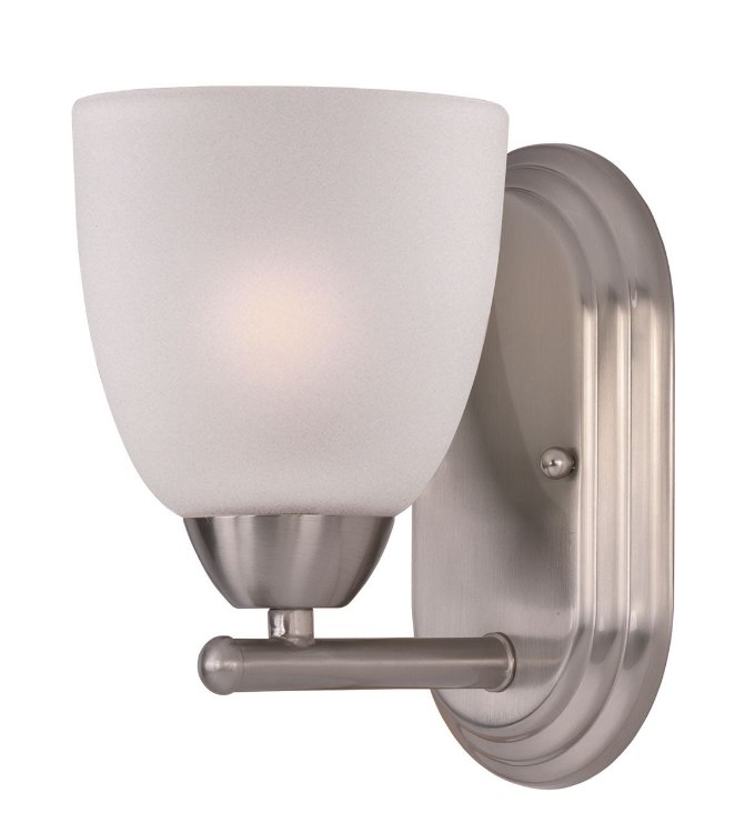 Foto para 60W Axis 1-Light Wall Sconce SN Frosted MB 