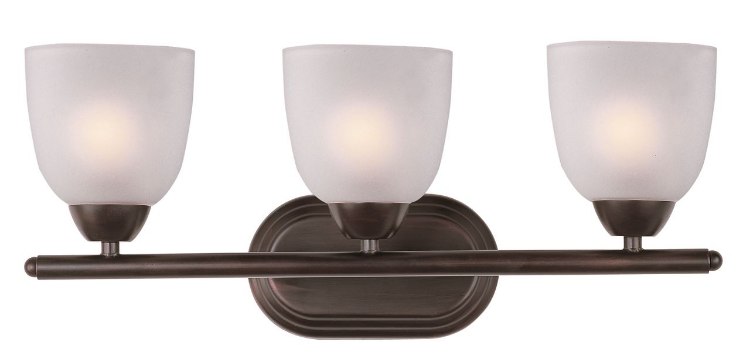 Foto para 60W Axis 3-Light Bath Vanity OI Frosted MB 