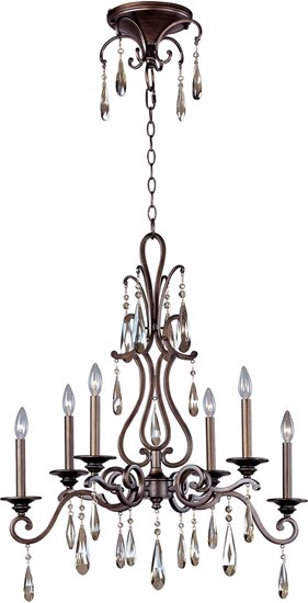 Picture of 60W Chic 6-Light Chandelier HR CA Incandescent 36" Chain
