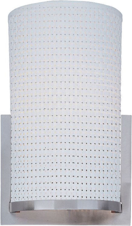 Foto para 60W Elements 1-Light Wall Sconce SN Vinyl MB T10 Incandescent 