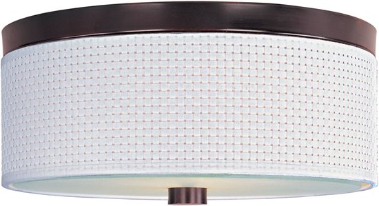 Picture of 60W Elements 2-Light Flush Mount OI Vinyl MB Incandescent 