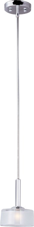 Foto para 60W Elle 1-Light Mini Pendant PC Frosted Glass G9 Xenon (OA HT 53.25")