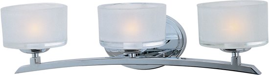 Picture of 60W Elle 3-Light Bath Vanity PC Frosted Glass G9 Frost Xenon 