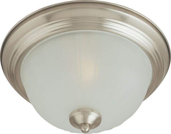 Picture of 60W Essentials - 583x-Flush Mount SN Frosted Glass MB Incandescent 