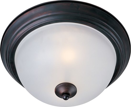 Picture of 60W Essentials - 584x-Flush Mount OI 3-lights Frosted Glass MB Incandescent 