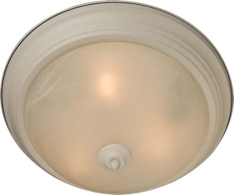 Foto para 60W Essentials - 584x-Flush Mount TW Marble Glass MB Incandescent 