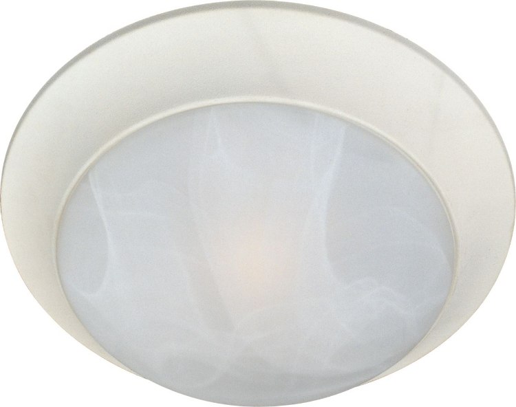 Foto para 60W Essentials - 5850-Flush Mount TW 3-lights Marble Glass MB Incandescent 