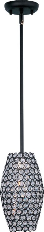 Foto para 60W Glimmer 3-Light Pendant BZ Beveled Crystal Glass G9 Xenon (OA HT 52")