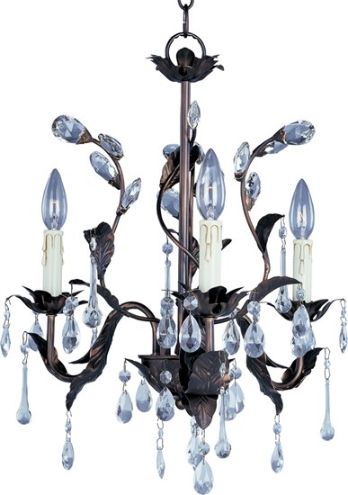 Picture of 60W Grove 3-Light Chandelier OI CA Incandescent 18"x19.5" 36" Chain