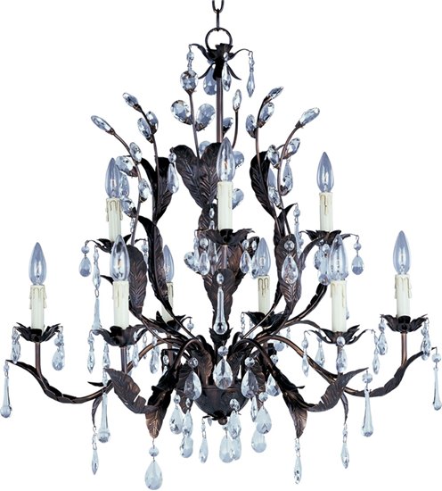 Picture of 60W Grove 9-Light Chandelier OI CA Incandescent 72" Chain