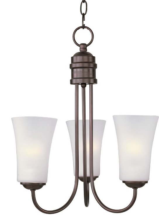 Foto para 60W Logan 3-Light Chandelier OI Frosted MB 