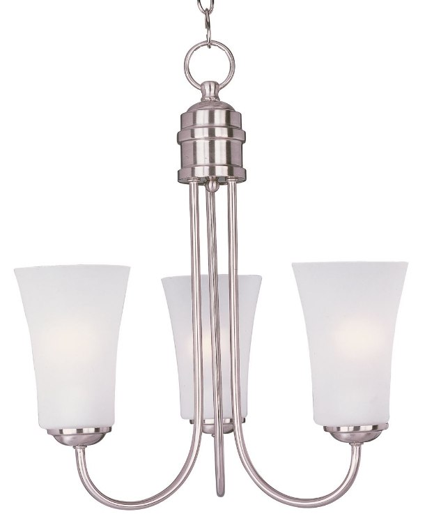 Foto para 60W Logan 3-Light Chandelier SN Frosted MB 