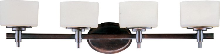 Foto para 60W Lola 4-Light Bath Vanity OI Dusty White Glass G9 Frost Xenon 