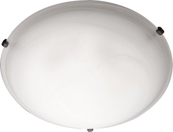 Picture of 60W Malaga 2-Light Flush Mount OI Marble Glass MB Incandescent 