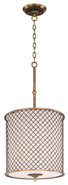 Foto para 60W Manchester 4-Light Pendant NAB Fabric MB Incandescent 