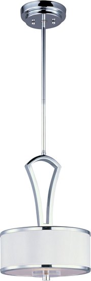 Picture of 60W Metro 1-Light Mini Pendant PC Beveled Crystal Fabric G9 Xenon (OA HT 57")