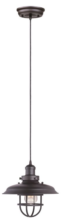 Foto para 60W Mini Hi-Bay 1-Light Pendant BZ MB (OA HT 70")