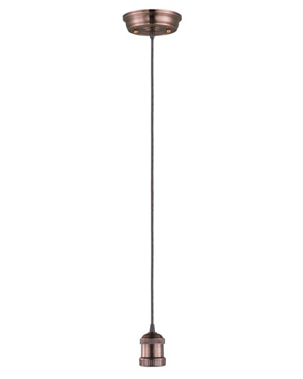 Picture of 60W Mini Hi-Bay 1-Light Pendant Cord Hung ACP MB Incandescent (OA HT 61.75") 10-Min