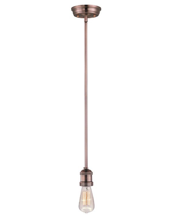 Picture of 60W Mini Hi-Bay 1-Light Pendant Stem Hung ACP MB Incandescent 5"x2.75" (OA HT 47") 10-Min