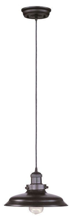 Picture of 60W Mini Hi-Bay 1-Light Pendant W/Bulb BZ Metal MB Incandescent 11"x6.75" (OA HT 65.75")