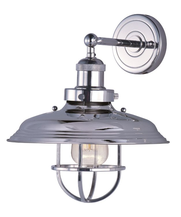 Foto para 60W Mini Hi-Bay 1-Light Wall Sconce W/Bulb PN MB 11"x11" 