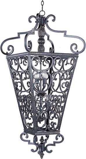 Picture of 60W Southern 8-Light Entry Foyer Pendant KB CA Incandescent 36" Chain