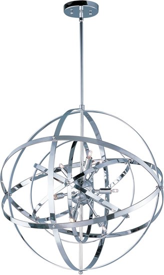 Picture of 60W Sputnik 9-Light Pendant PC G9 Xenon (OA HT 70")