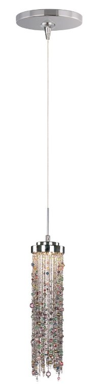 Foto para 7.5W Bianca 1-Light LED RapidJack Pendant and Canopy PC Multi Color (OA HT 134")