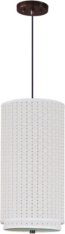 Foto para 75W Elements 1-Light Pendant with Cord OI Vinyl MB Incandescent (OA HT 32"-136")