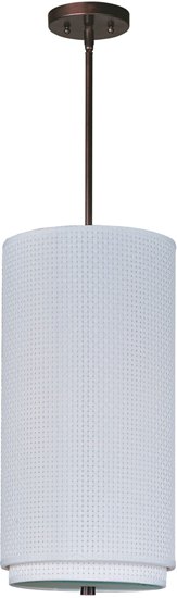 Picture of 75W Elements 1-Light Pendant with Stem OI Vinyl MB Incandescent (OA HT 32"-72")
