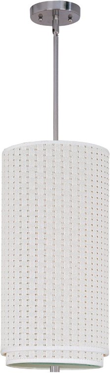 Foto para 75W Elements 1-Light Pendant with Stem SN Vinyl MB Incandescent (OA HT 32"-72")