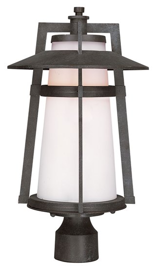 Foto para 8W Calistoga LED 1-Light Outdoor Pole/Post Lantern AE Satin White 