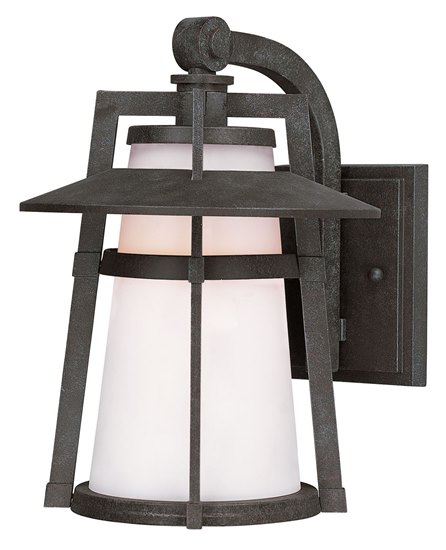 Picture of 8W Calistoga LED 1-Light Outdoor Wall Lantern AE Satin White 