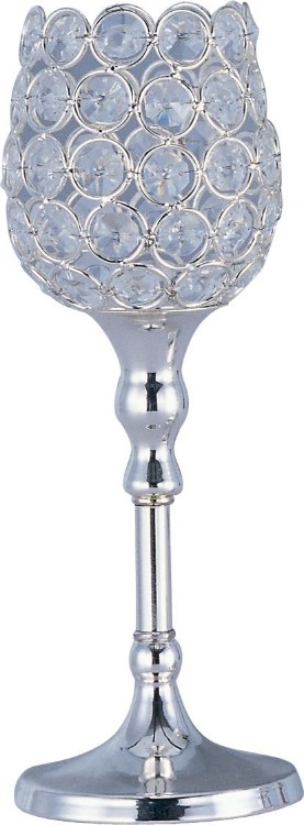 Foto para Glimmer Small Candle Holder PS Beveled Crystal Glass 