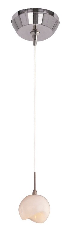 Foto para Opal White 1-Light RapidJack Pendant and Canopy SN 