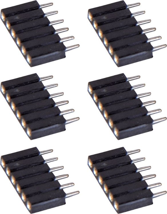 Foto para StarStrand 6-Pin Male Extender (6/PK) 0.5"x0.5"x0.25" 
