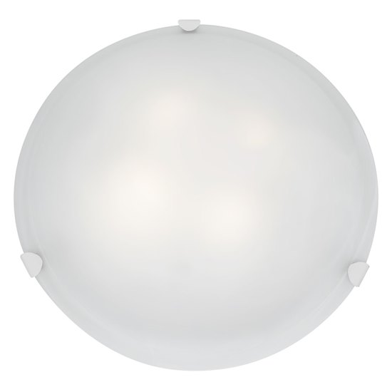 Picture of 39w (3 x 13) Mona GU-24 Spiral Fluorescent Damp Location White WH Flush-Mount (CAN Ø17.5")