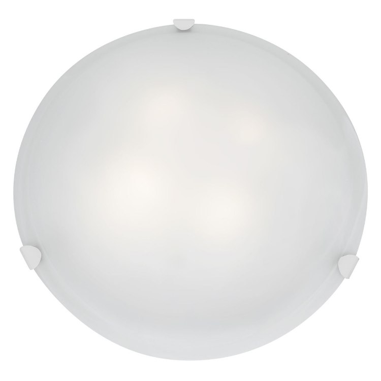 Foto para 39w (3 x 13) Mona GU-24 Spiral Fluorescent Damp Location White WH Flush-Mount (CAN Ø17.5")