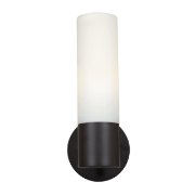 Picture of 60w Eos E-26 A-19 Incandescent Bronze Opal Wet Location 1 Light Wall Fixture (CAN Ø5")