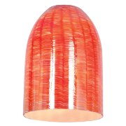 Foto para Inari Silk Wicker Red Pinot Pendant Glass Shade