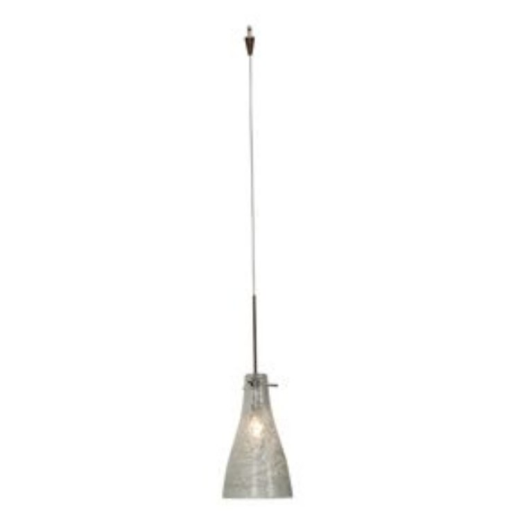 Foto para 35w Cavo GY6.35 Bi-Pin Halogen Dry Location Bronze Crystal Italian Wire Glass UJ Mini Pendant excluding Mono-Pod