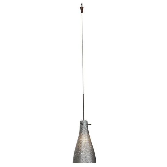 Picture of 35w Cavo GY6.35 Bi-Pin Halogen Dry Location Bronze Metal Italian Wire Glass UJ Mini Pendant excluding Mono-Pod