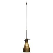 Picture of 35w Cavo GY6.35 Bi-Pin Halogen Dry Location Bronze Gold Italian Wire Glass UJ Mini Pendant excluding Mono-Pod