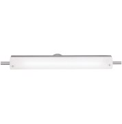 Picture of 26w Vail 30K Module Damp Location Brushed Steel Opal Dimmable WW LED Vanity 30.25"x4.25" (CAN 25.6"x3"x1.25"Ø4.4")