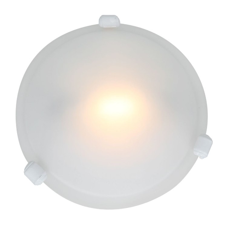 Foto para 75w Nimbus R7s J-78 Halogen Damp Location White Frosted Flush-Mount