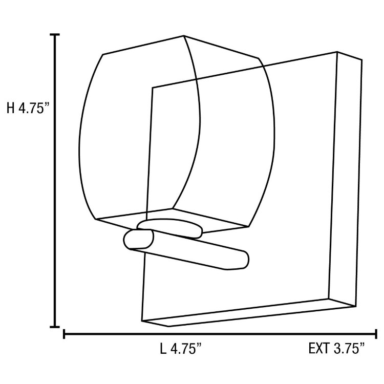 Foto para 48w Evia G9 G9 Xenon Damp Location Chrome 1 Lt Crystal Vanity (CAN 4.75"x4.75"x0.9")