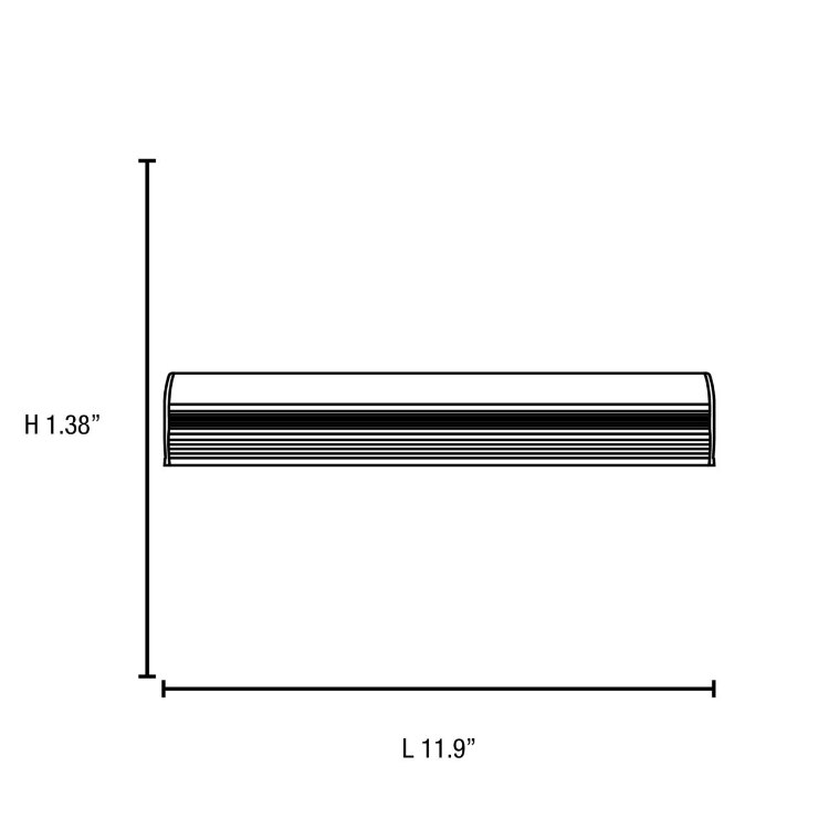 Foto para 5w InteLED Dry Location Aluminum 4K 12" LED Track Module