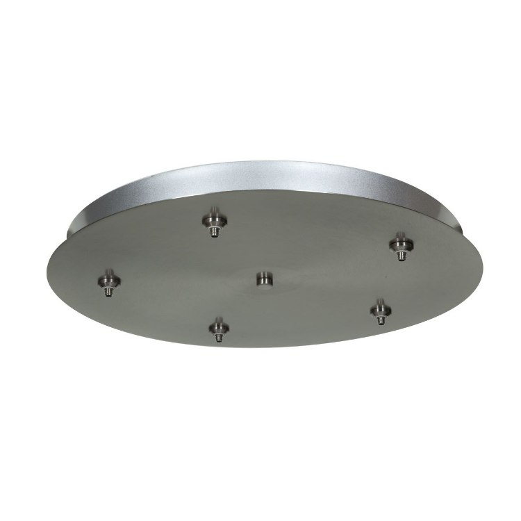 Foto para 50w Unijack Dry Location Brushed Steel Five -Port Round Canopy
