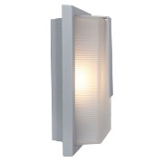 Picture of 36w (2 x 18) Neptune GU-24 Spiral Fluorescent Satin Ribbed Frosted Marine Grade Wet Location Wall Fixture (CAN 7"x4.6")