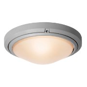 Foto para 36w (2 x 18) Oceanus GU-24 Spiral Fluorescent Satin Frosted Marine Grade Wet Location Ceiling or Wall Fixture (CAN 5"x4.6")